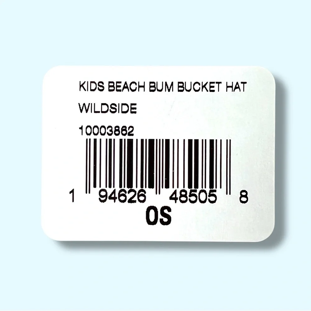DaKine Big Kids Beach Bum Graphics Yellow Grey Black Bucket Hat Sz OS